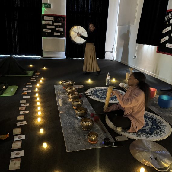 Sound Bath Event with instruments